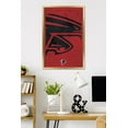 thumbnail image 2 of NFL Atlanta Falcons - Logo 25 Wall Poster, 22.375" x 34" Framed, 2 of 5