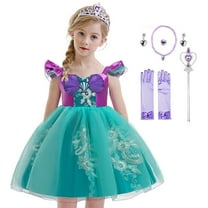 Girls Ariel Mermaid Princess Dress Birthday Party Christmas Cosplay Outfit