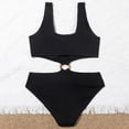 thumbnail image 2 of GYRATEDREAM Girls 1-Piece Sport Swimsuit Cut Out Summer Monokini Swimwear for 7-14 Years Kid, 2 of 5