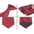 thumbnail image 3 of CHOK Cravate pour Hommes à Fermeture Éclair, Ajustable, pour le Cou, pour Tenue Décontractée et Formelle, Bleu Marine -5, 3 of 4