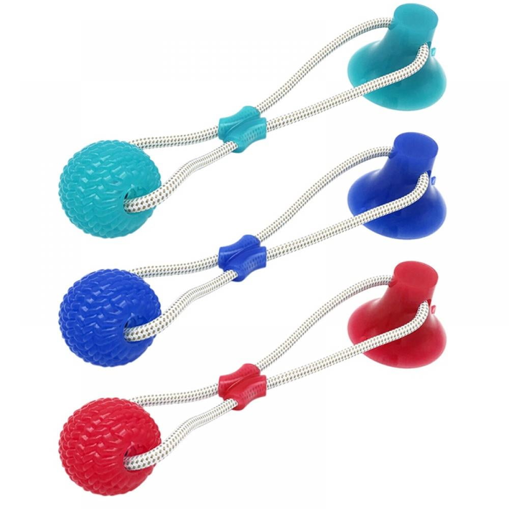 Suction Cup Dog Toy, Pet Molar Interactive Durable Ropes Toy with