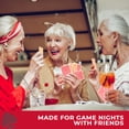 thumbnail image 2 of Deluxe Canasta Game Set for Adults & Seniors, Jumbo Index Large Print Cards, Rotating Tray, Scorepad, Classic Playing Card Game, Gift for Families & Grandma, 2 of 7