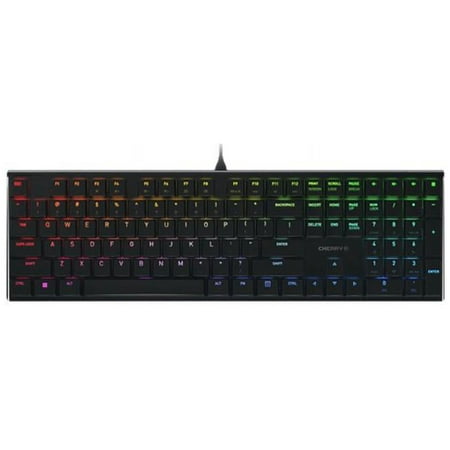 CHERRY MX 10.0N RGB Mechanical Keyboard with CHERRY MX Low Profile Speed Switches, Aluminum Housing, Premium Keyboard for Gaming and Work