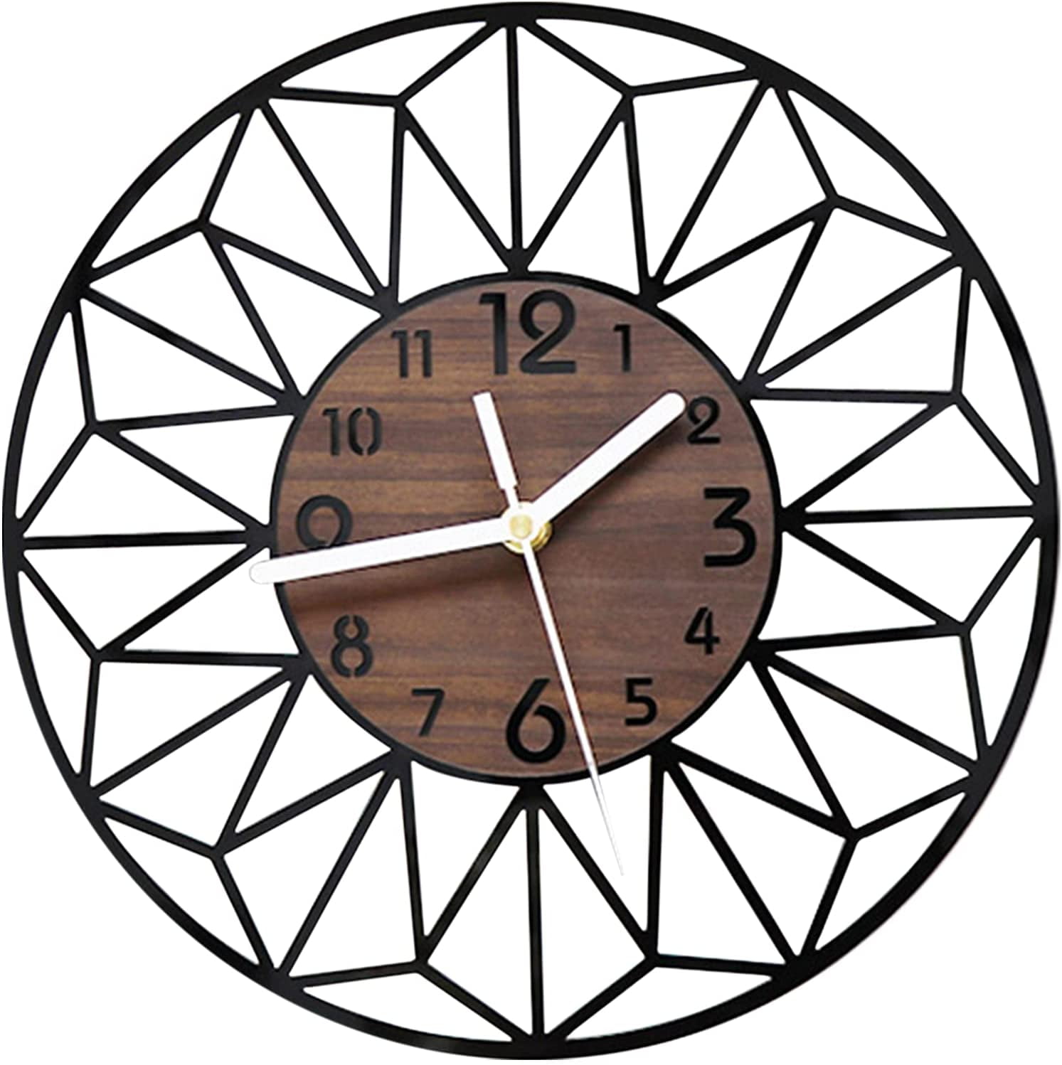 Large Wall Clock Silent No Tic Tac Wall Pendulum Vintage Decoration for