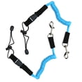 thumbnail image 1 of Riwesomey 2 piezas Kayak Paddle Leash Lanyard Cuerda anticaída Bombillas para automóviles Azul, 1 of 6