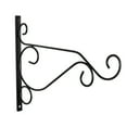 thumbnail image 2 of 2Pcs Bird Feeder Hook (9.84In) Black,Hook*2Pcs, Screw*4Pcs,Metal Plant Bracket Wall Mount Hangers for Hanging Bird Feeders Wind Chimes Outdoor Decoration Hooks, 2 of 5