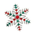 thumbnail image 4 of fenteer 3xElegant Christmas Brooch Pins Lapel Brooch for Clothes suits Decoration Snowflake, 4 of 8
