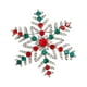 thumbnail image 3 of Elegante broche navideño, accesorios decorativos, ropa, insignias, broches, Copo de nieve, 3 of 9