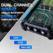 Skycenx Sk202D 3 in 1 Handheld Oscilloscope Multimeter, 2 Channels, 80MHz Bandwidth, 200MSa/s Sampling Rate