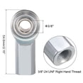 thumbnail image 2 of ECF6 3/8" Rod End Bearing 3/8"-24 UNF Female Right Hand Thread, Cast Iron Rod End Joints, with Jam Nut, 2 of 4