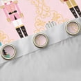 thumbnail image 4 of Castle Fairy Cartoon Nutcracker Girl Black Out Curtains,Geometric Plaid Curtains Pack of 2 (42x63 Each),Merry Christmas Bedroom Curtains,Breathable Home Decor, 4 of 6