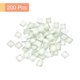 thumbnail image 3 of Mosaico Azulejos, Vidrio Azulejos, Brillo Cristal Mosaico Vidrio Piezas Granel Cuadrado Mosaico Azulejos 1 x 1cm para Hogar Decoración, DIY Obra, 200uds (200g, Blanco), 3 of 7