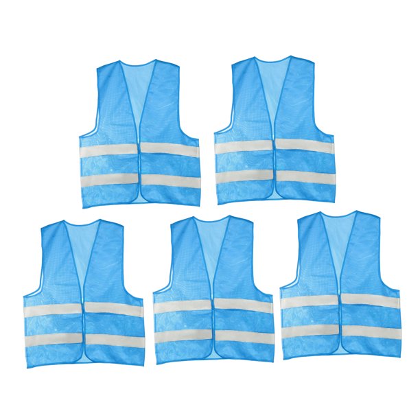 Reflective Mesh Design Security Vest for Jogging , Traffic Safety Sky