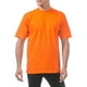 thumbnail image 4 of Pro Club Men's Heavyweight Cotton Short Sleeve Crew Neck T-Shirt,Orange Tangerine,2XL, 4 of 6