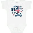 thumbnail image 3 of Inktastic My 1st 4th of July with Striped Stars Boys or Girls Baby Bodysuit, 3 of 5