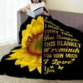 thumbnail image 4 of Grandma Blanket-Birthday Gifts for Grandma-Grandma Birthday Gifts-Grandma Gifts from Grandchildren-Sunflower Throw Blanket Gifts for Grandma Grandmother Nana from Grandkids 50\u201dx60\u201d, 4 of 6