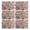 Pioneer Flower Floral-2, variant on Pioneer Flower Floral Print Pattern Summer Placemats Table Placemats Set Of 4-Linen Kitchen Washable Placemats Table Mats 12x18 Inch Non-Slip Heat Resistant