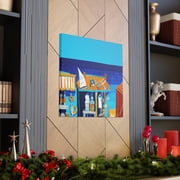 Beach Shops Dreaming - Canvas
