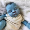 thumbnail image 4 of Lifelike Reborn Baby Dolls - 20 Inch Soft Body Realistic Newborn Baby Dolls Boy 3D Painted Sleeping Dolls Real Life Elf Baby Doll Toy for Kids Age 3 +, 4 of 5
