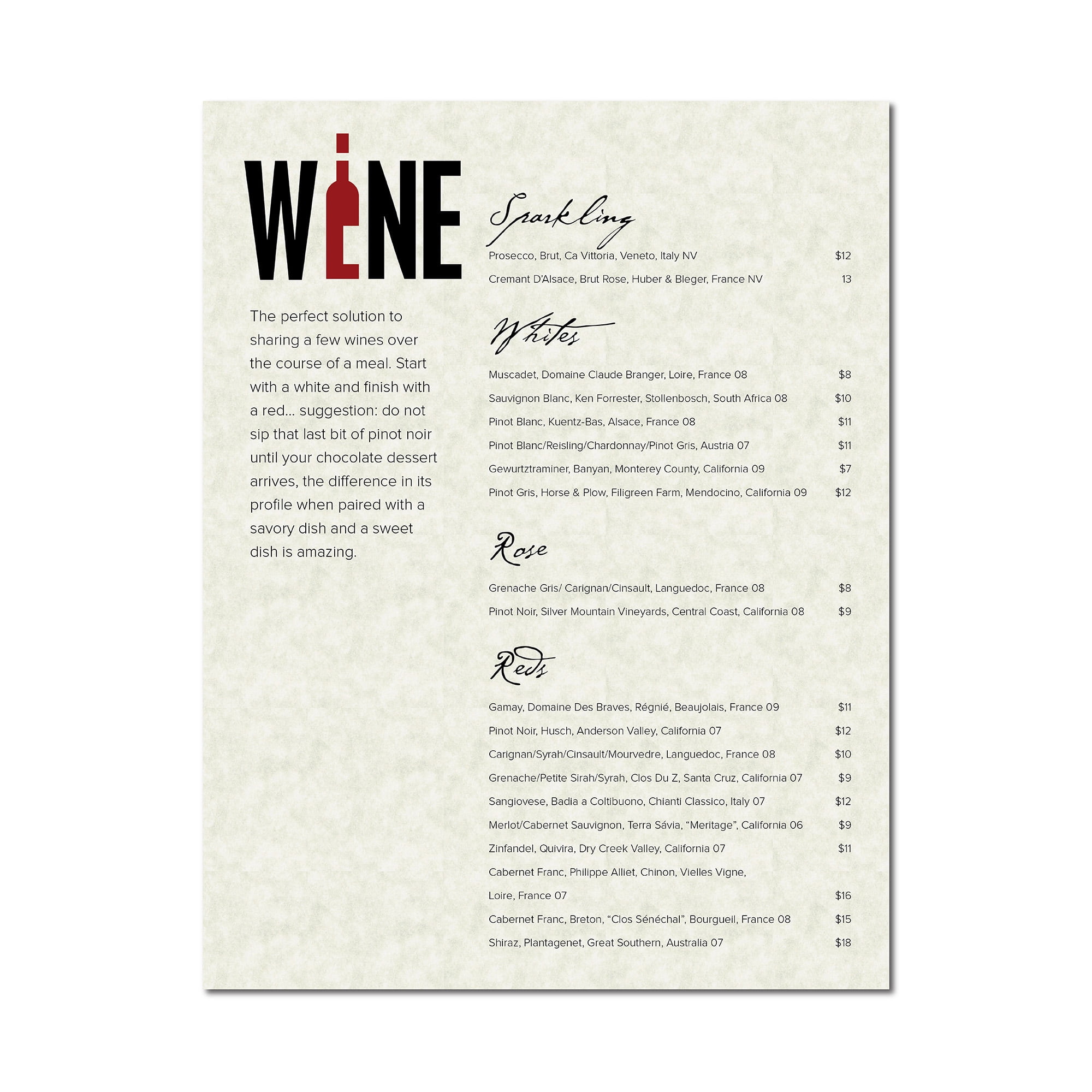 (4 pack) Southworth Business Paper, Parchment, 24 lb, Ivory, 80 Sheets