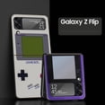 thumbnail image 4 of Gameboy Boy Game Phone Case For Samsung Galaxy Z Flip 4 5 3 Fold Black Hard PC Shell For Samsung Z Flip5 Cover Couqe Bumper, 4 of 5
