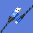 thumbnail image 3 of 2x 6FT USB Type C Cable Fast Charging Cable USB-C Type-C 3.1 Data Sync Charger Cable Cord For Samsung Galaxy S10 S9 S9+ Galaxy S8 S8 Plus Nexus 5X 6P OnePlus 2 3 LG G5 G6 V20 HTC M10 Google Pixel XL, 3 of 4