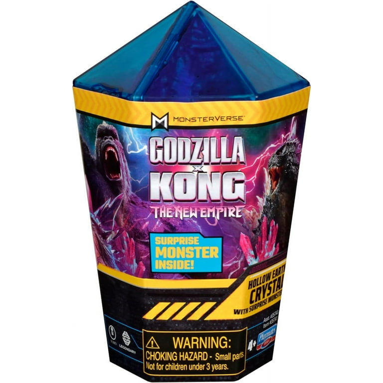 Godzilla vs. Kong Playmates Toys with Mystery Monster, 2 Mini