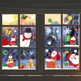 thumbnail image 4 of 3PCS Sheets Christmas Stickers,Window Stickers Decorative Stickers DIY Christmas Window Stickers Christmas Static Stickers，E, 4 of 5