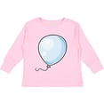 thumbnail image 3 of Inktastic Blue Balloon Boys or Girls Long Sleeve Toddler T-Shirt, 3 of 5