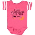 thumbnail image 3 of Inktastic I Love My Little Sister to the Moon and Back Boys or Girls Baby Bodysuit, 3 of 5