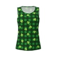 thumbnail image 3 of Picia Happy St. Patrick's Day5 Pattern Women's Workout Tank Top,Breathable Activewear,Slim Fit Athletic Top,Versatile Workout Moisture-wicking top-XX-Large, 3 of 9