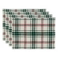 thumbnail image 2 of Fennco Styles Holiday Plaid Cotton Table Runner 14" W x 72" L - Green &amp; White Festive Table Cover for Home Décor, Banquet, Christmas, Family Gathering and Special Occasion, 2 of 7