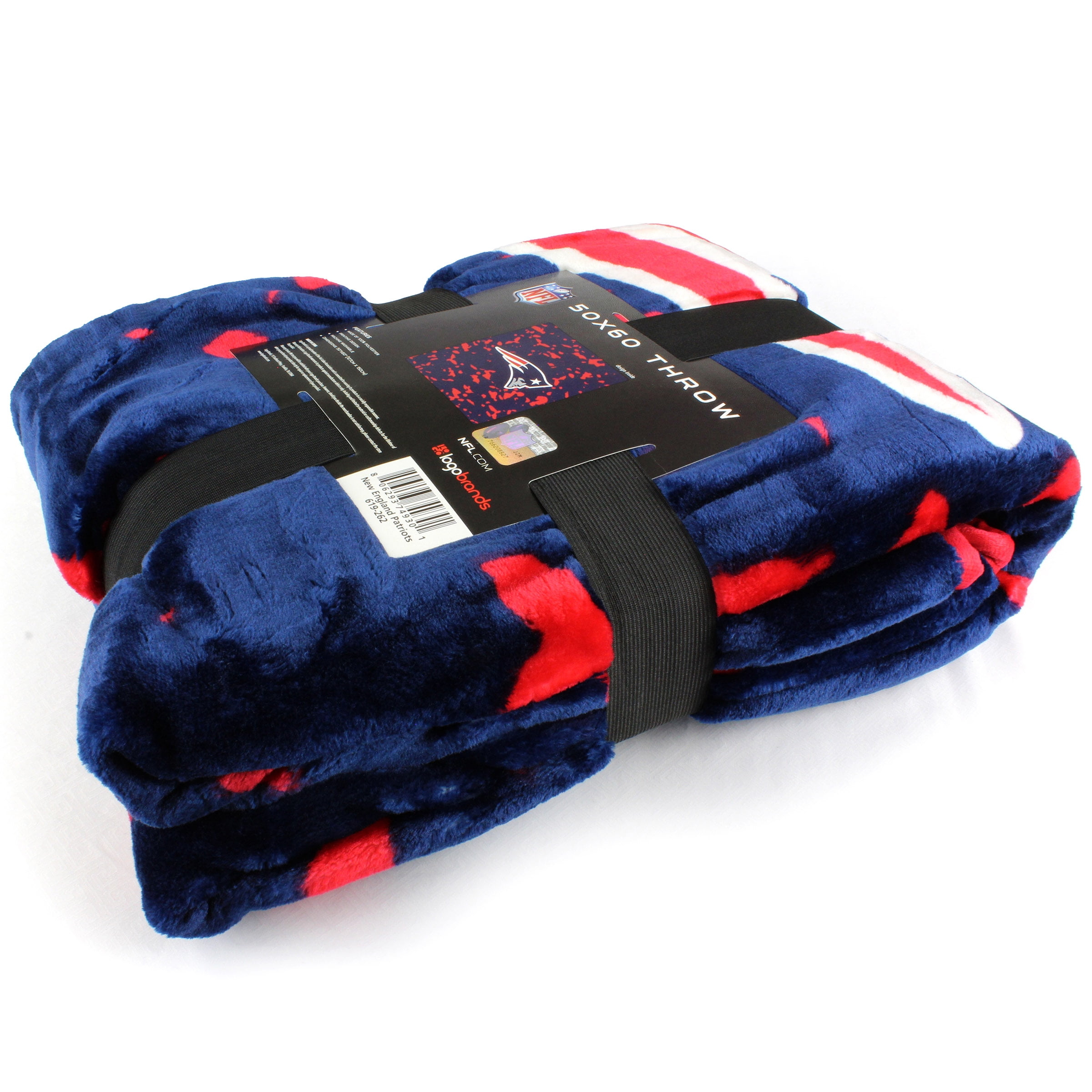 New England Patriots 50 x 60 Teen Adult Unisex Comfy Throw Blanket