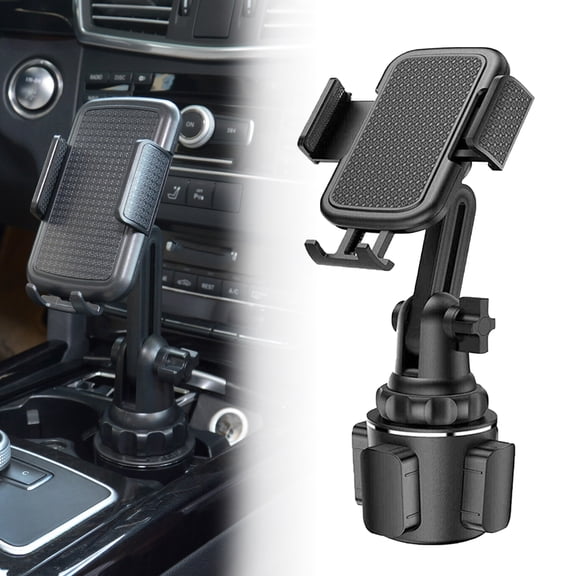 FungLam  Universal 360° Adjustable Phone Mount Car Cup Holder Stand Cradle For Cell Phone