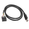 thumbnail image 2 of 1Pcs USB 9Pin to USB Type C Cable for Computer Motherboard to USBC Secondary Screen PC LCD Screen 9, 2 of 5