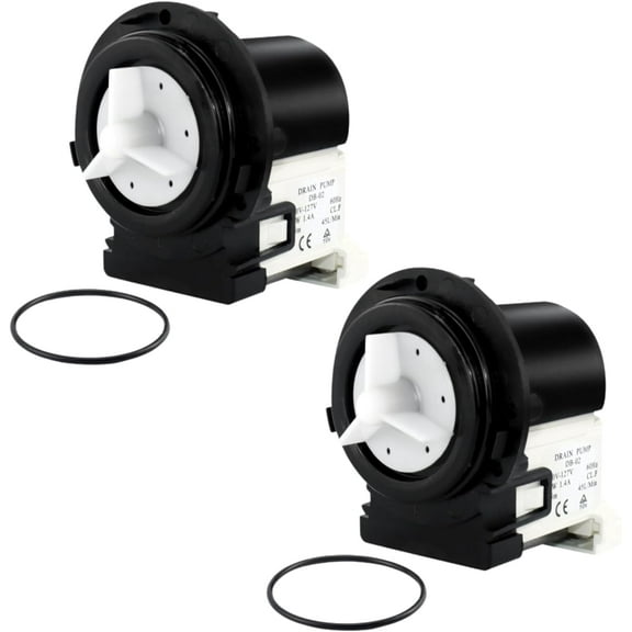 Scaroo 4681EA2001T Washer Drain Pump Motor Compatible for LG,Kenmore 2-Pack