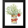thumbnail image 2 of Loreth, Lanie 12x14 Black Modern Framed Museum Art Print Titled - Merry Christmas Fir Tree, 2 of 5