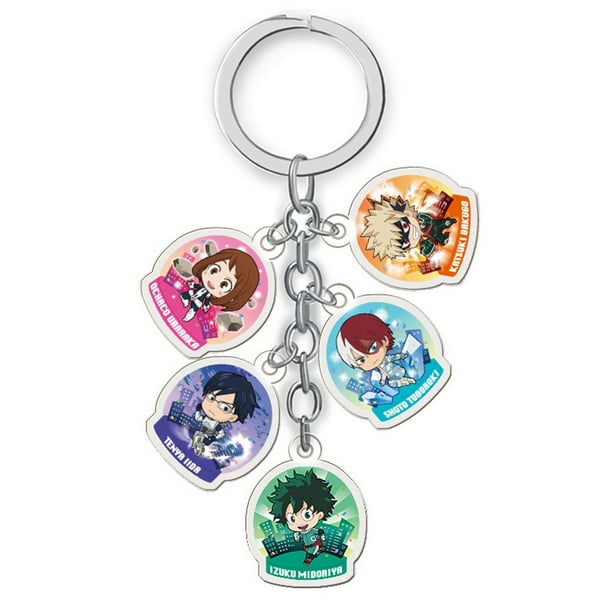 HEQU:9117 - My Hero Academia Anime Acrylic Keyring Keychain Boku No Hero Academia Manga