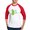 Red/White, variant on CafePress - Cool Cucumber Baseball Jersey - Cotton Baseball Jersey, 3/4 Raglan Sleeve Shirt