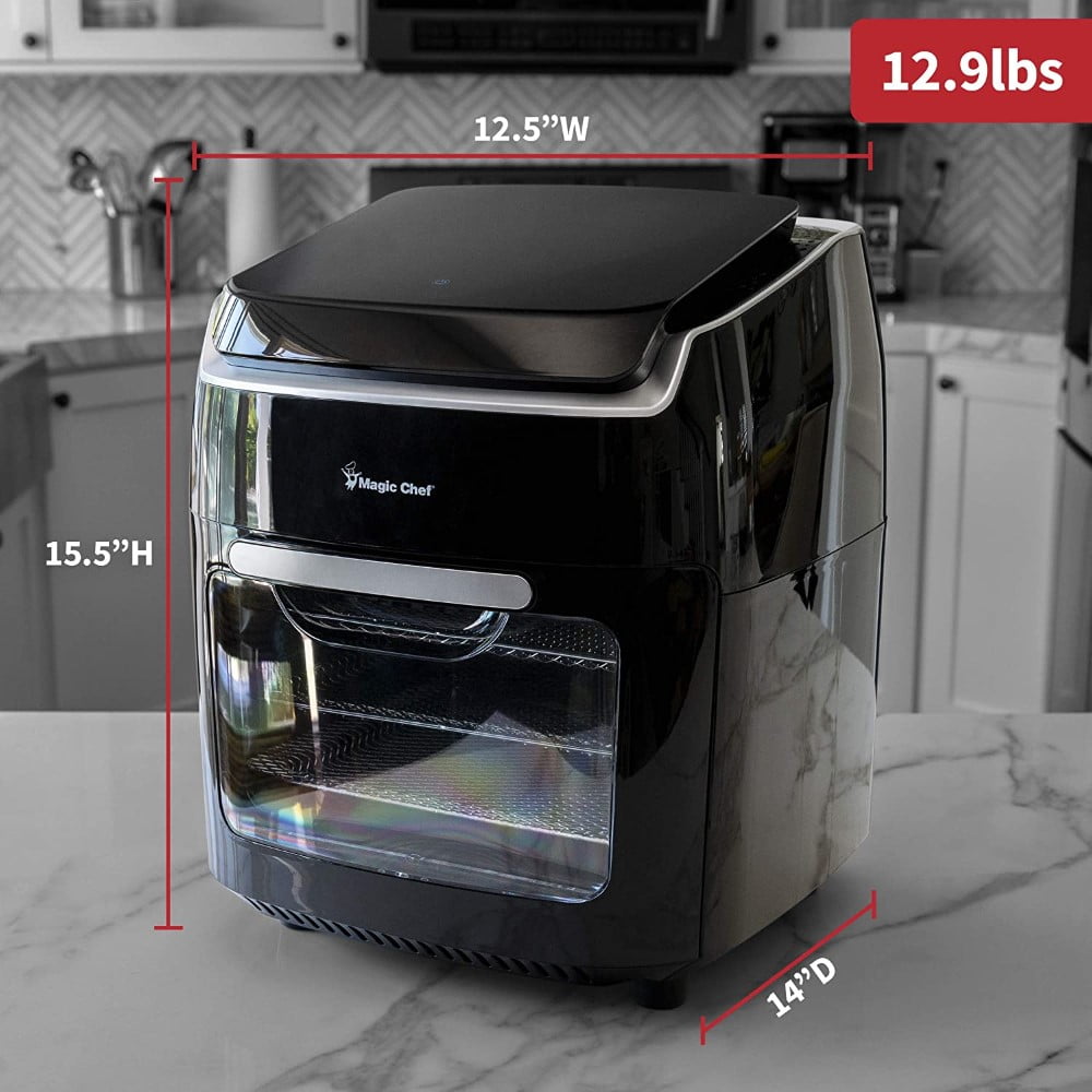 Magic Chef, MAF105BKD0, convection toaster oven air fryer combo with