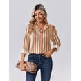 thumbnail image 4 of Zeagoo Women's Silk Button Down Shirts Long Sleeve Stain Blouses Dressy Casual Busines Spring Fall Top, 4 of 6