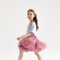 thumbnail image 3 of Falda de princesa con tutú transpirable y velo suave corto para mujer, falda de malla para niños, falda abullonada, falda plisada para mujer, 3 of 5