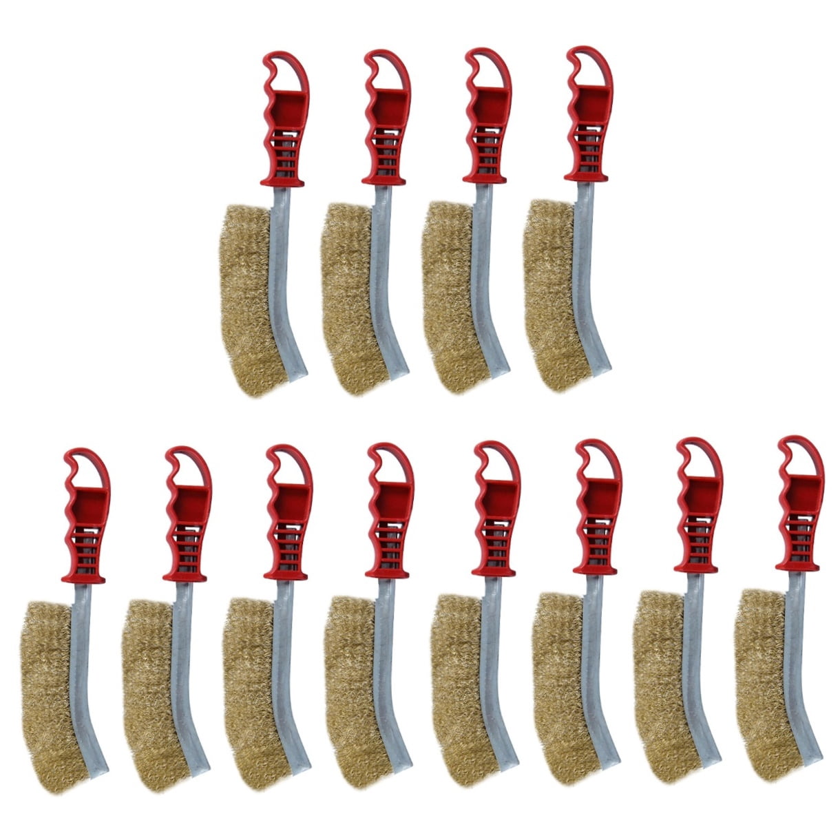 Set of 3 Heavy-Duty Grill Grate Cleaning Wire Brushes, and Wear-Resistant BBQ Scrubbers for Outdoor Grills