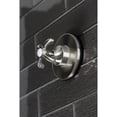thumbnail image 5 of Kingston Brass KS3038TX 3-Way Diverter Valve with Trim Kit, Brushed Nickel, 5 of 7