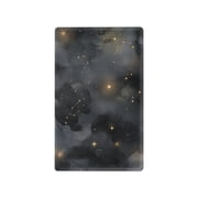 Yayeee Blank Wall Plate Cover 1-Gang 4.5"x2.7" Home Unused Decorative Outlet, Gray Sky Pattern