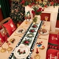 thumbnail image 6 of LmnLft 72x13 Inch Waterproof Christmas Tablecloth and Table Flag, Long Coffee Table Cloth for Holiday Dining, Living Room, and Party Decoration, 6 of 6
