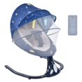 thumbnail image 2 of Columpio eléctrico Vhermosa para bebé con música Bluetooth 12 canciones azul, 2 of 8