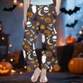 thumbnail image 2 of JAJAHO Girls Pajamas Pants Halloween Sleepwear Bottoms Sizes 3-14 Loose Straight Leg Kids Loungewear Pants, 2 of 4