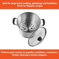 thumbnail image 7 of IMUSA MEXICANA-420 20-Quart Steamer with Glass Lid, 7 of 7