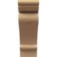 thumbnail image 2 of 9"W x 18"D x 27"H Classic Mayflower Rough Cedar Woodgrain TimberThane Corbel, Primed Tan, 2 of 6